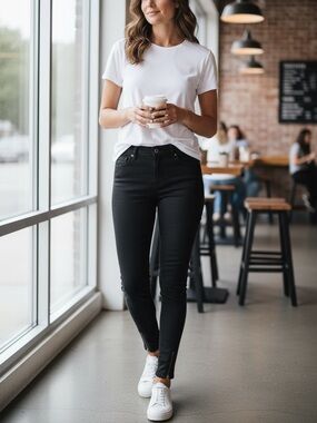 Vince black denim size 26